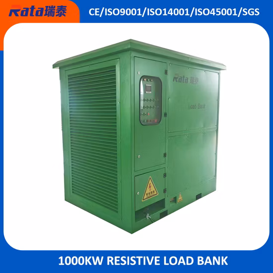 banco de carga resistivo simulado de la prueba de carga del generador de la refrigeración por aire de la CA 1000kw