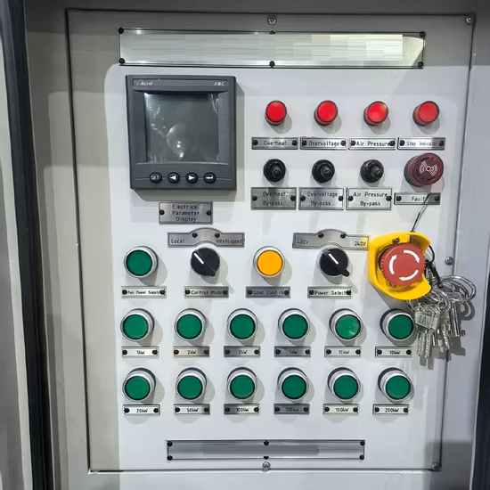 Banco de carga inductivo resistente de la prueba 600kw del generador de carga simulado del banco de carga