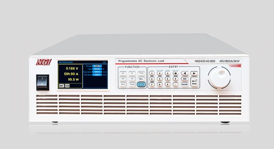 Carga electrónica de CC programable utilizada en el sistema de prueba de pilas de combustible